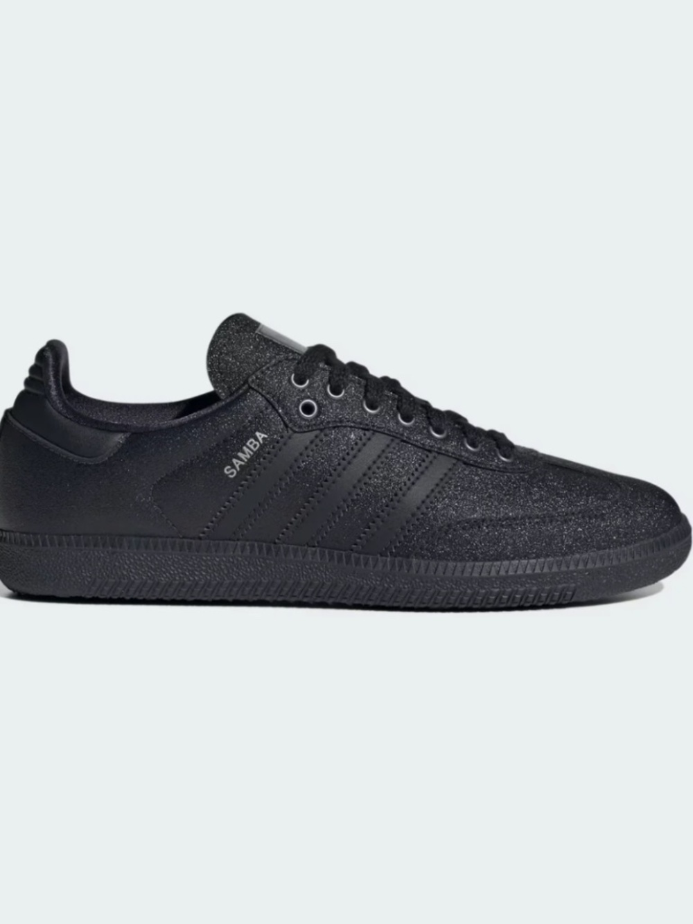 NEW adidas Originals Samba OG Black Core Black Matte Silver, Women's 8.5, NWT